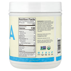 Aloha, Organic Protein Powder, Vanilla, 1 lb 2.5 oz (525 g)