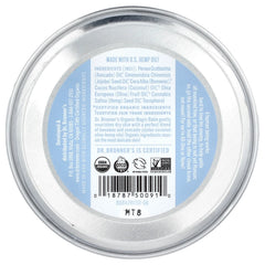 Dr. Bronner's, Organic Magic Balm, For Hands, Face & Body, Unscented, 2 oz (57 g)
