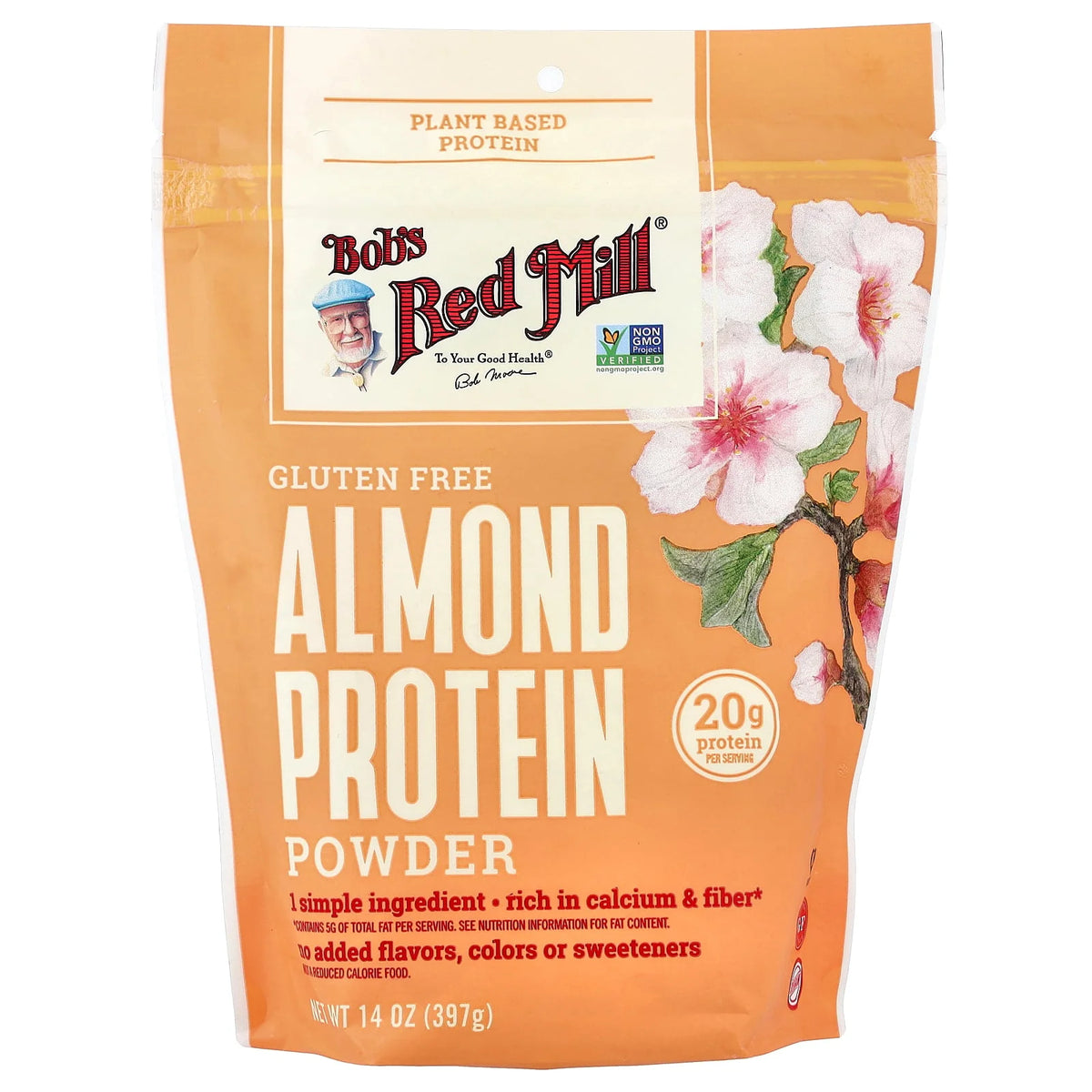 Bob's Red Mill, Almond Protein Powder, Gluten Free, 14 oz (397 g)