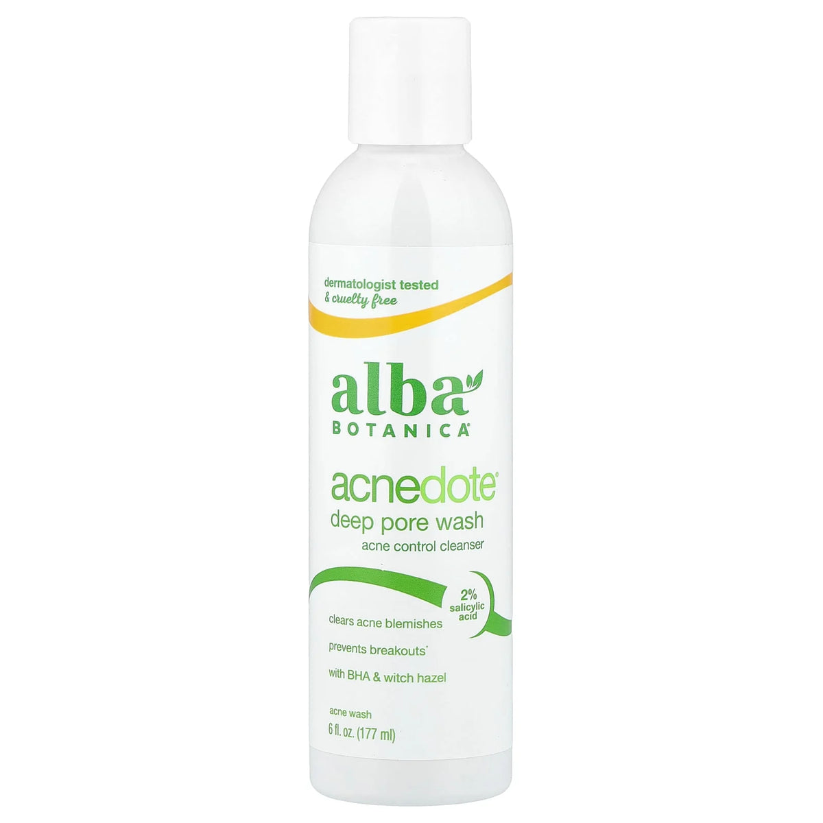 Alba Botanica, Acnedote®, Deep Pore Wash, 6 fl oz (177 ml)