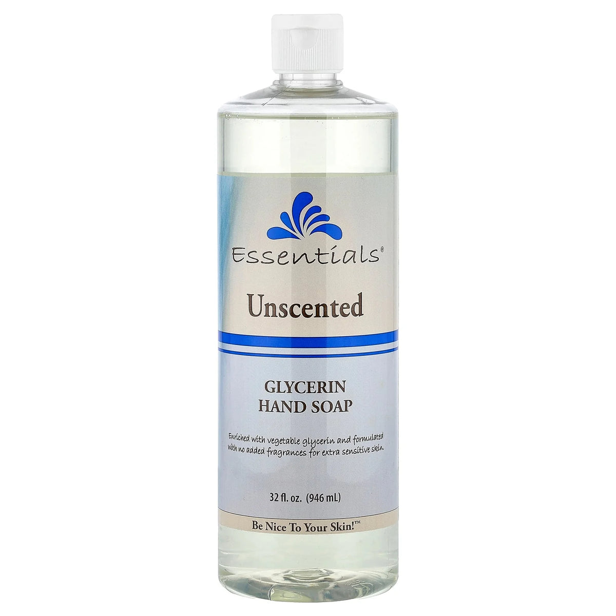 Clearly Natural, Essentials®, Glycerin Hand Soap, Unscented, 32 fl oz (946 ml)