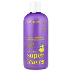ATTITUDE, Super Leaves®, Shampoo & Body Wash, Vanilla & Pear, 16 fl oz (473 ml)