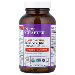 New Chapter, Plant Calcium, Bone Strength Take Care™, 180 Vegan Slim Tablets