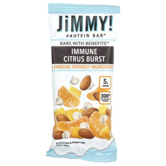 JiMMY!, Be Well, Bars with Benefits, Protein Bar, Immune Citrus Burst, 12 Bars, 1.58 oz (45 g) Each