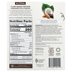 Aloha, Organic Protein Bars, Coconut Chocolate Almond, 12 Bars, 1.98 oz (56 g) Each
