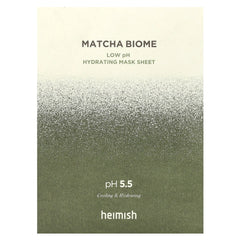 Heimish, Matcha Biome, Low pH Hydrating Beauty Mask Sheet, 5 Sheets, 30 ml Each