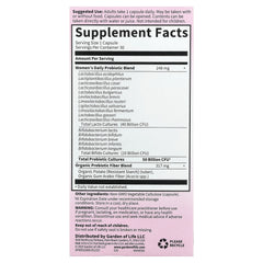 Garden of Life, Dr. Formulated Probiotics, Once Daily Women's, 50 Billion, 30 Vegetarian Capsules