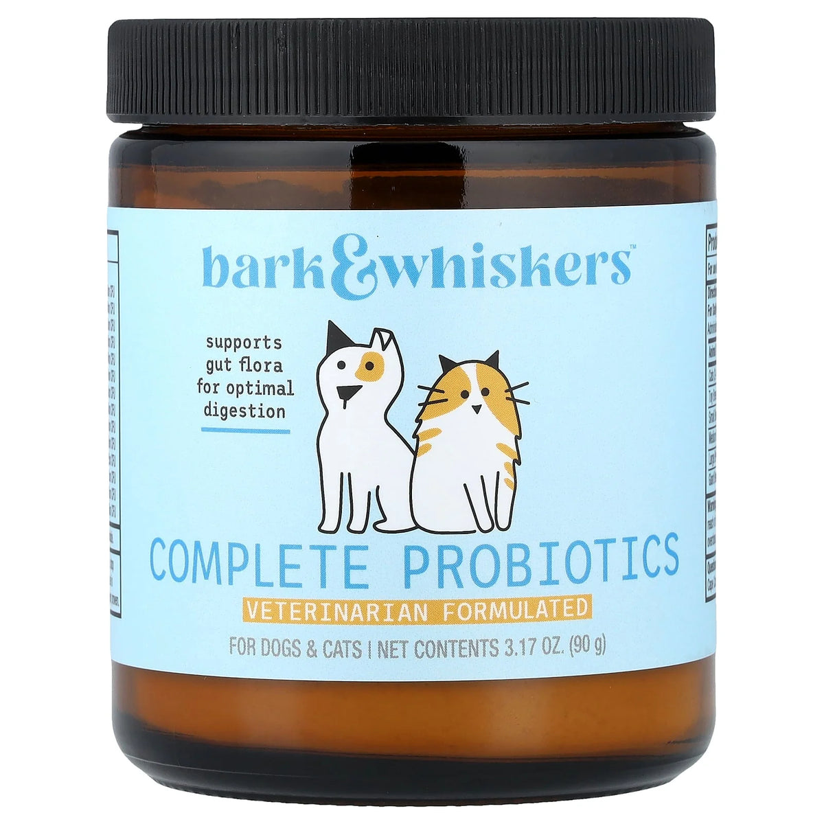 Dr. Mercola, Bark & Whiskers™, Complete Probiotics, For Dogs & Cats, 3.17 oz (90 g)