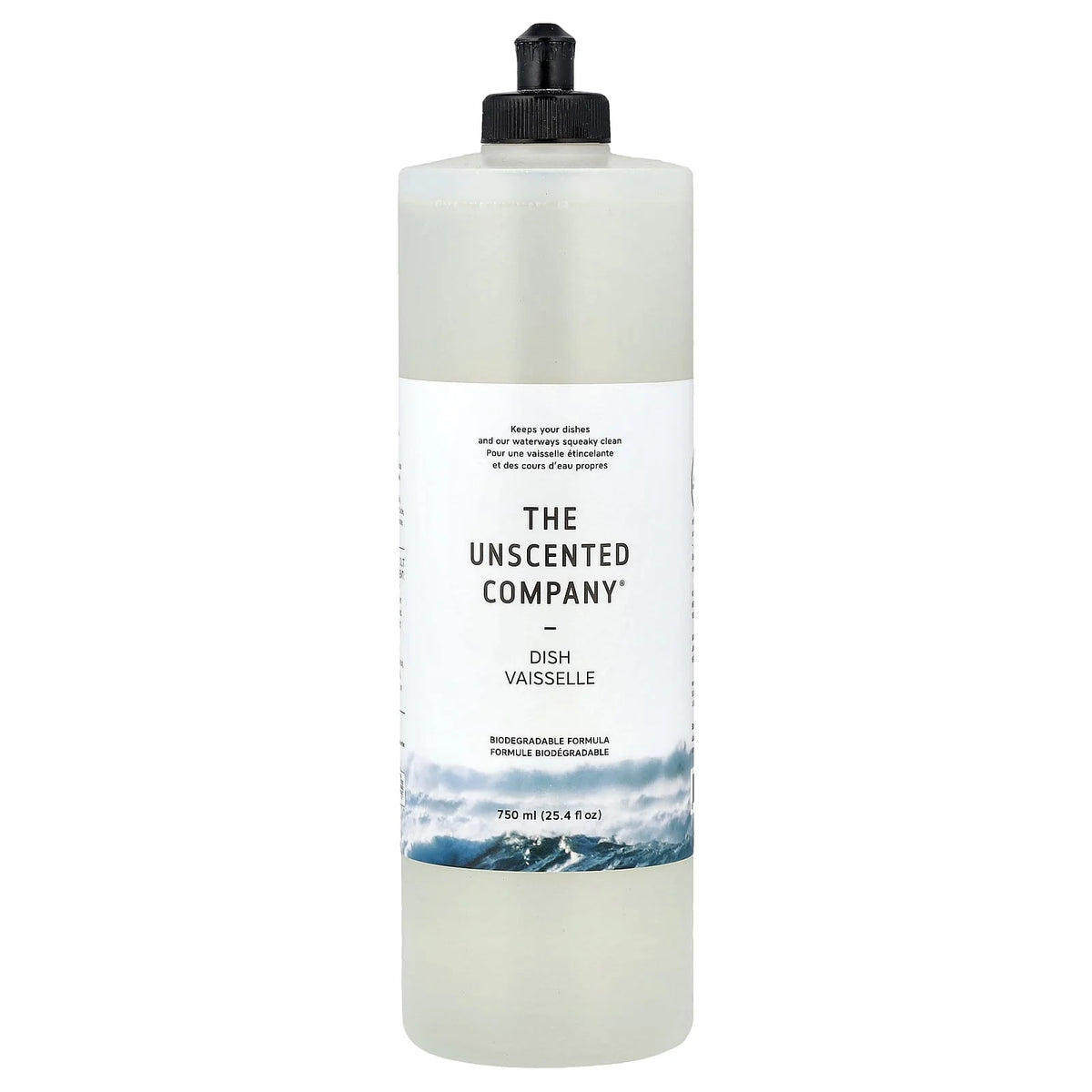 The Unscented Company, Dish Soap, Fragrance Free, 25.4 fl oz (750 ml)