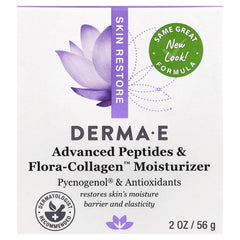 DERMA E, Advanced Peptides & Flora-Collagen™ Moisturizer, 2 oz (56 g)