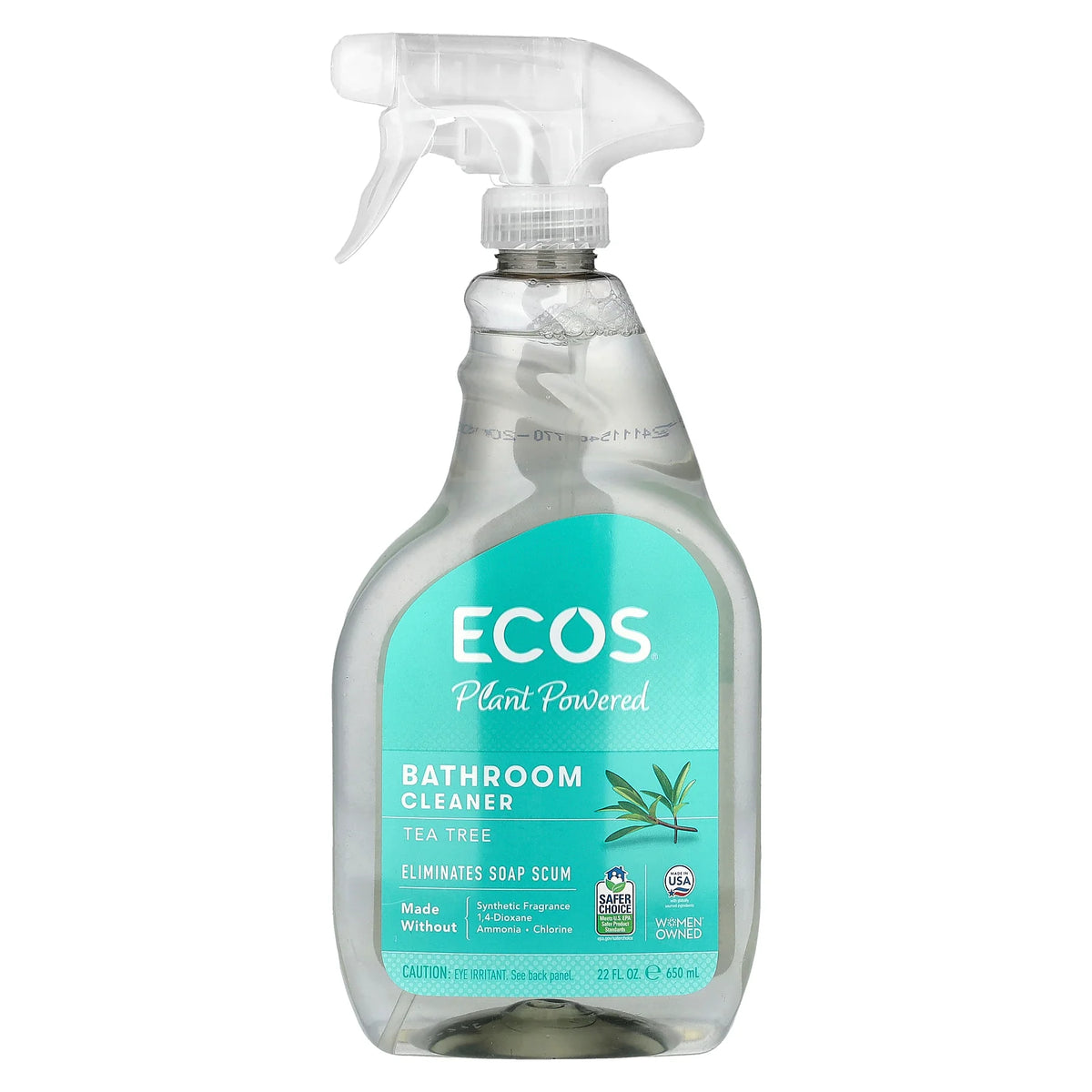 Ecos®, Plant Powered Bathroom Cleaner, Tea Tree, 22 fl oz (650 ml)