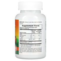 NaturesPlus, Animal Parade, Vitamin C, Children's Chewable Supplement, Sugar Free, Orange Juice, 90 Animal-Shaped Tablets