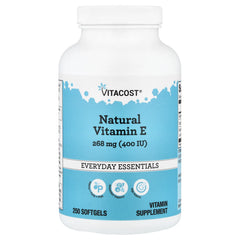 Vitacost, Everyday Essentials, Natural Vitamin E, 268 mg (400 IU), 250 Softgels
