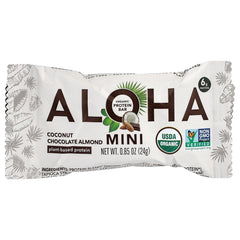 Aloha, Organic Protein Mini Bars, Coconut Chocolate Almond, 20 Bars, 0.85 oz (24 g) Each