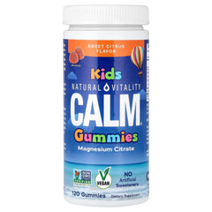Natural Vitality, CALM®, Kids Gummies, Sweet Citrus, 120 Gummies (83 mg per Gummy)