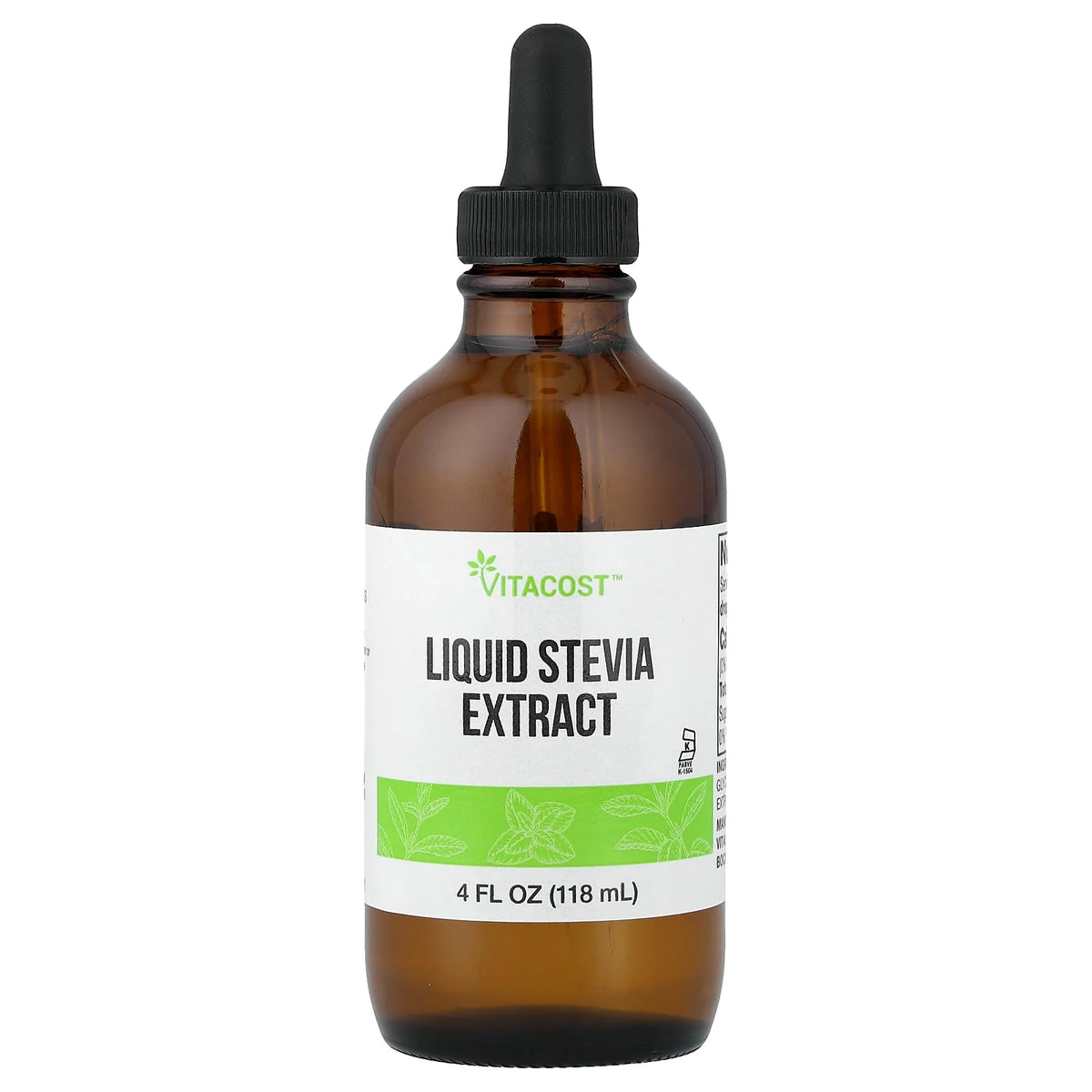 Vitacost, Liquid Stevia Extract, 4 fl oz (118 ml)