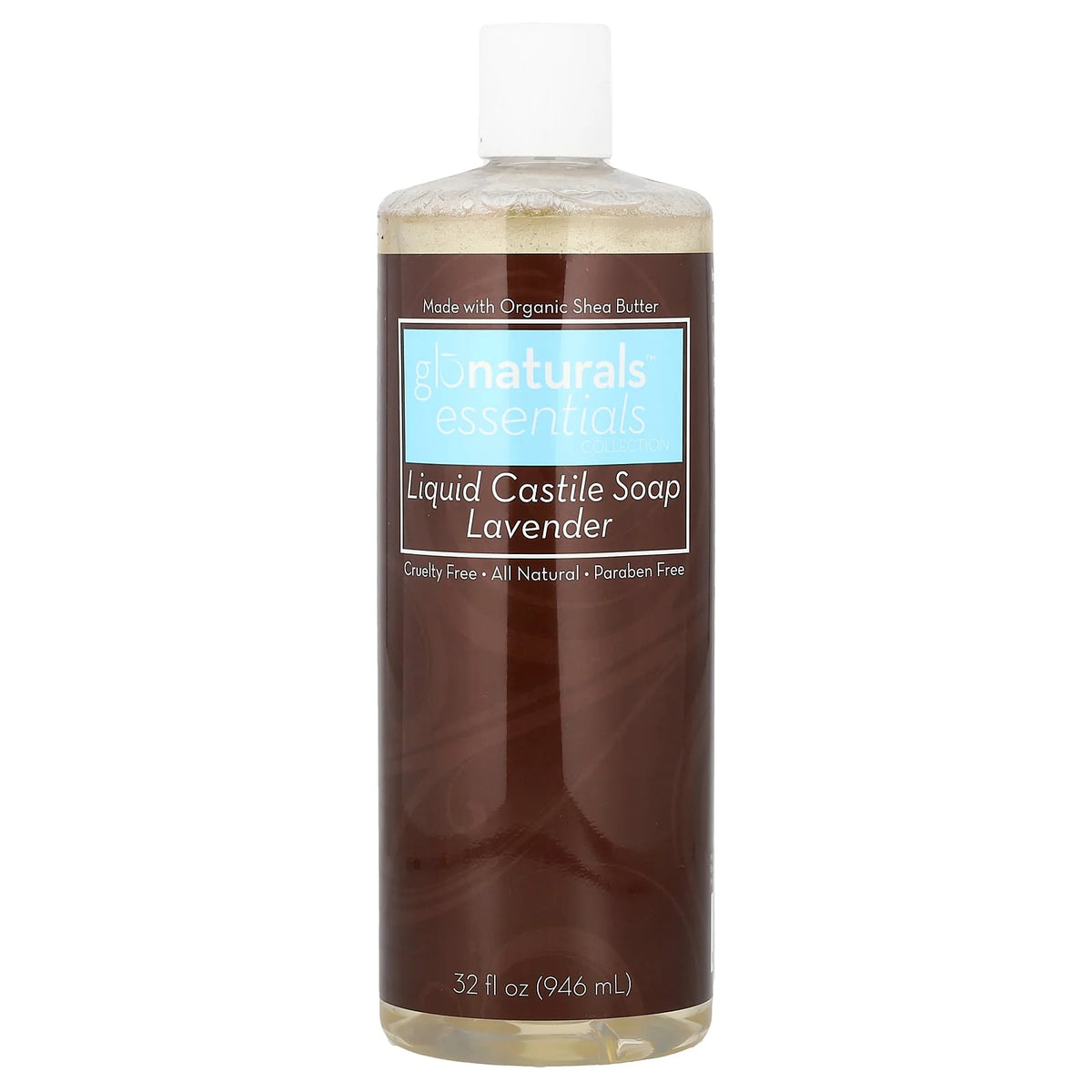 Vitacost, glonaturals™ Essentials, Liquid Castile Soap, Lavender, 32 fl oz (946 ml)