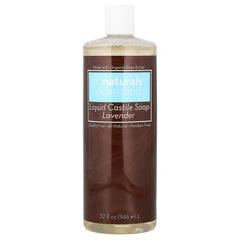 Vitacost, glonaturals™ Essentials, Liquid Castile Soap, Lavender, 32 fl oz (946 ml)