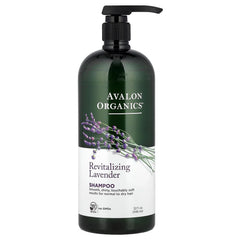 Avalon Organics, Shampoo, For Normal to Dry Hair, Revitalizing Lavender, 32 fl oz (946 ml)