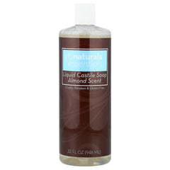 Vitacost, glonaturals™ Essentials, Liquid Castile Soap, Almond, 32 fl oz (946 ml)