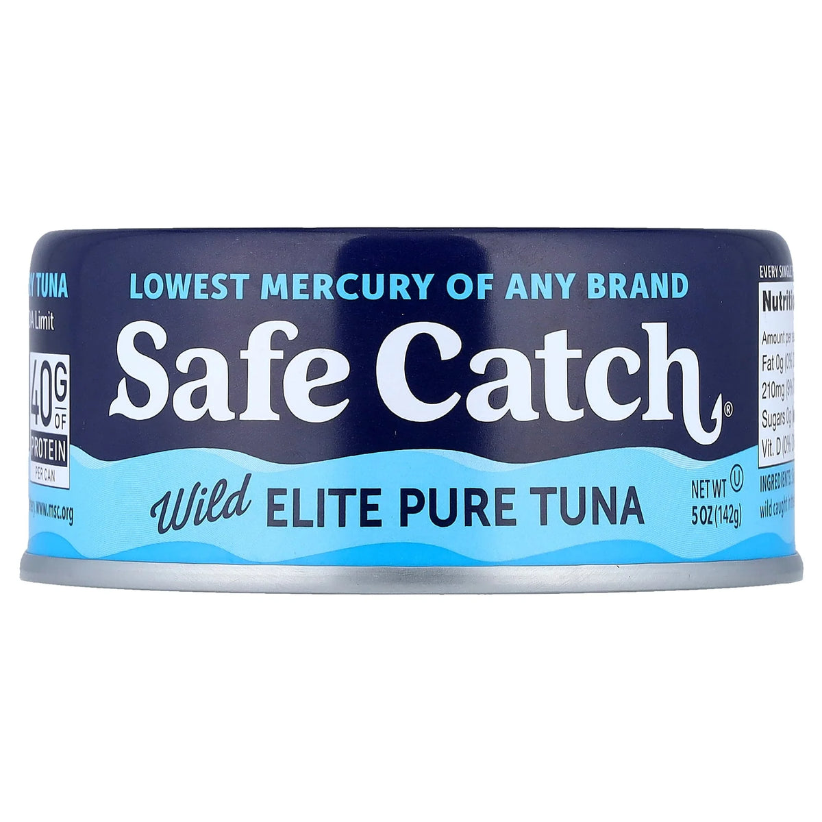 Safe Catch, Wild Elite Pure Tuna, 5 oz (142 g)
