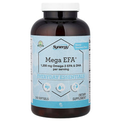 Vitacost, Synergy®, Mega EFA®, Natural Strawberry, 240 Softgels