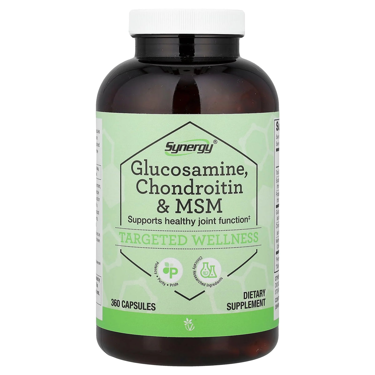 Vitacost, Synergy®, Glucosamine, Chondroitin & MSM, 360 Capsules