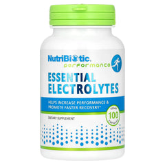 NutriBiotic, Performance, Essential Electrolytes, 100 Vegan Capsules