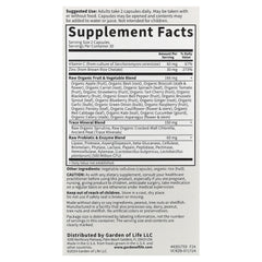 Garden of Life, Vitamin Code®, RAW Zinc™ with Vitamin C, 60 Vegan Capsules