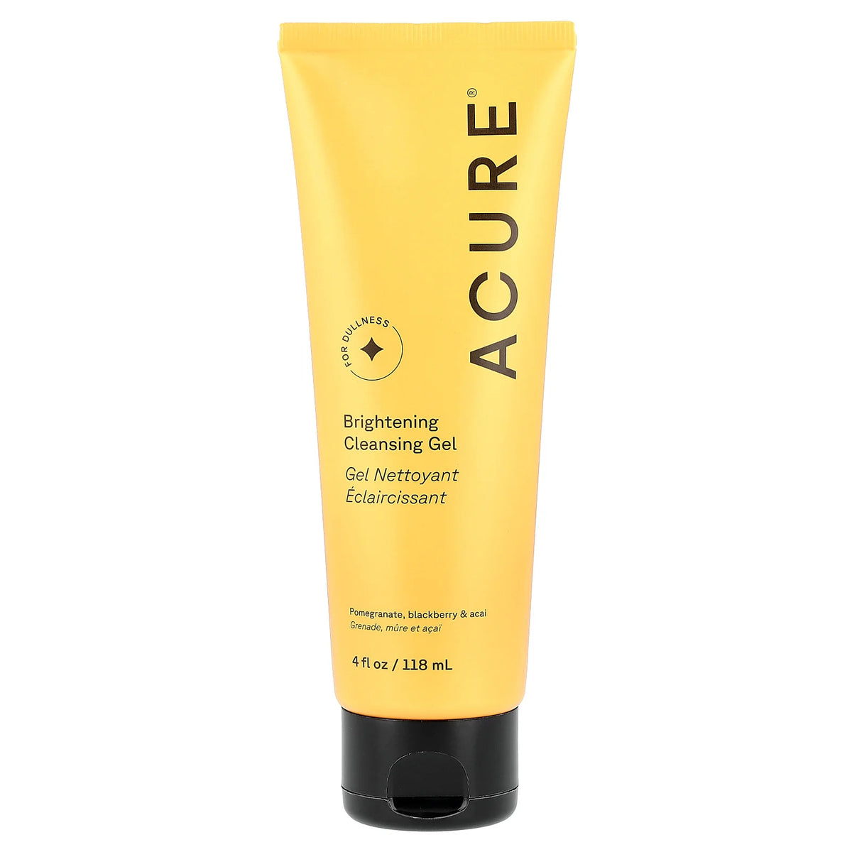 ACURE, Brightening Cleansing Gel, 4 fl oz (118 ml)