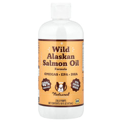 Natural Dog Company, Wild Alaskan Salmon Oil, For Dogs, All Ages, 16 fl oz (473 ml)