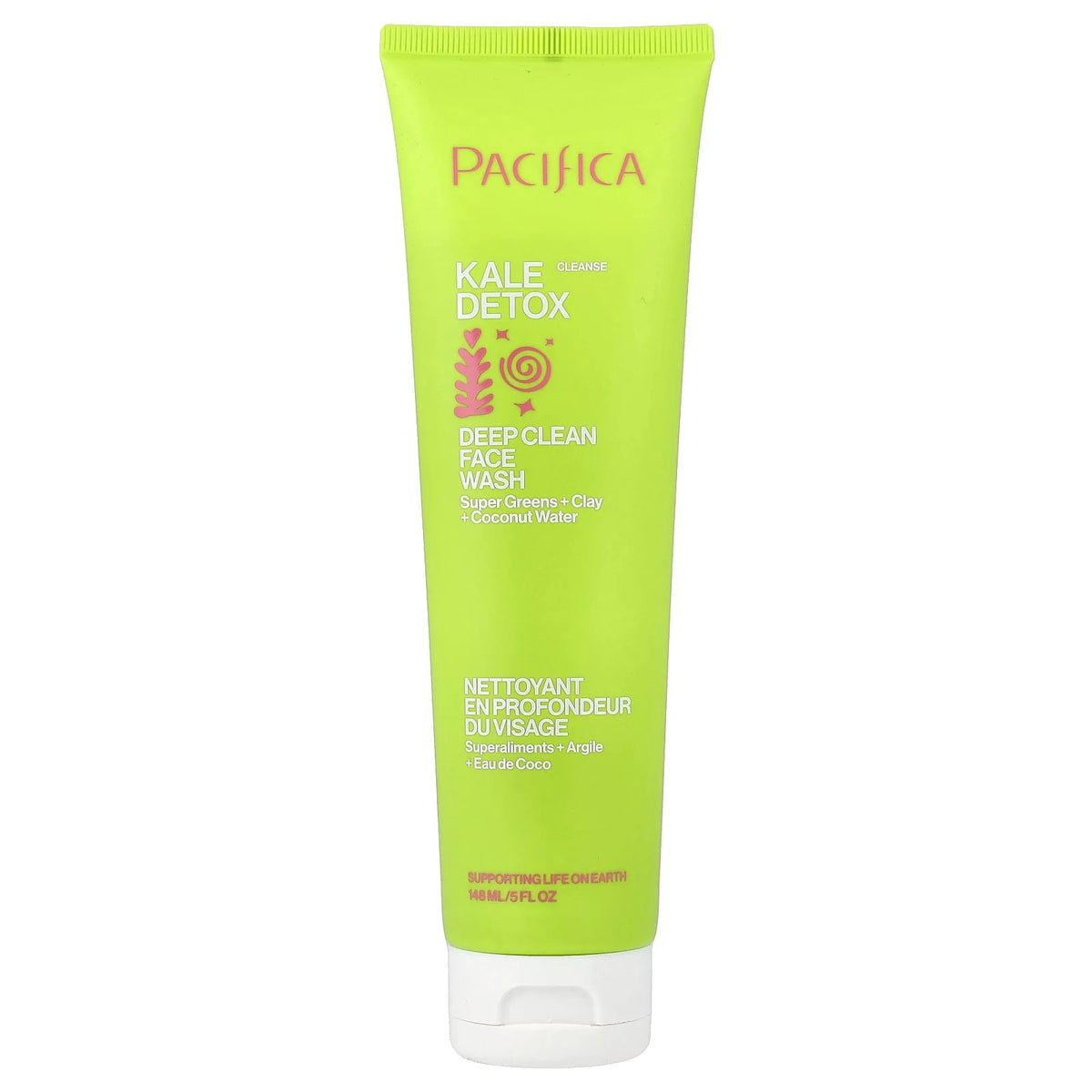 Pacifica, Kale Detox, Deep Cleansing Face Wash, 5 fl oz (148 ml)
