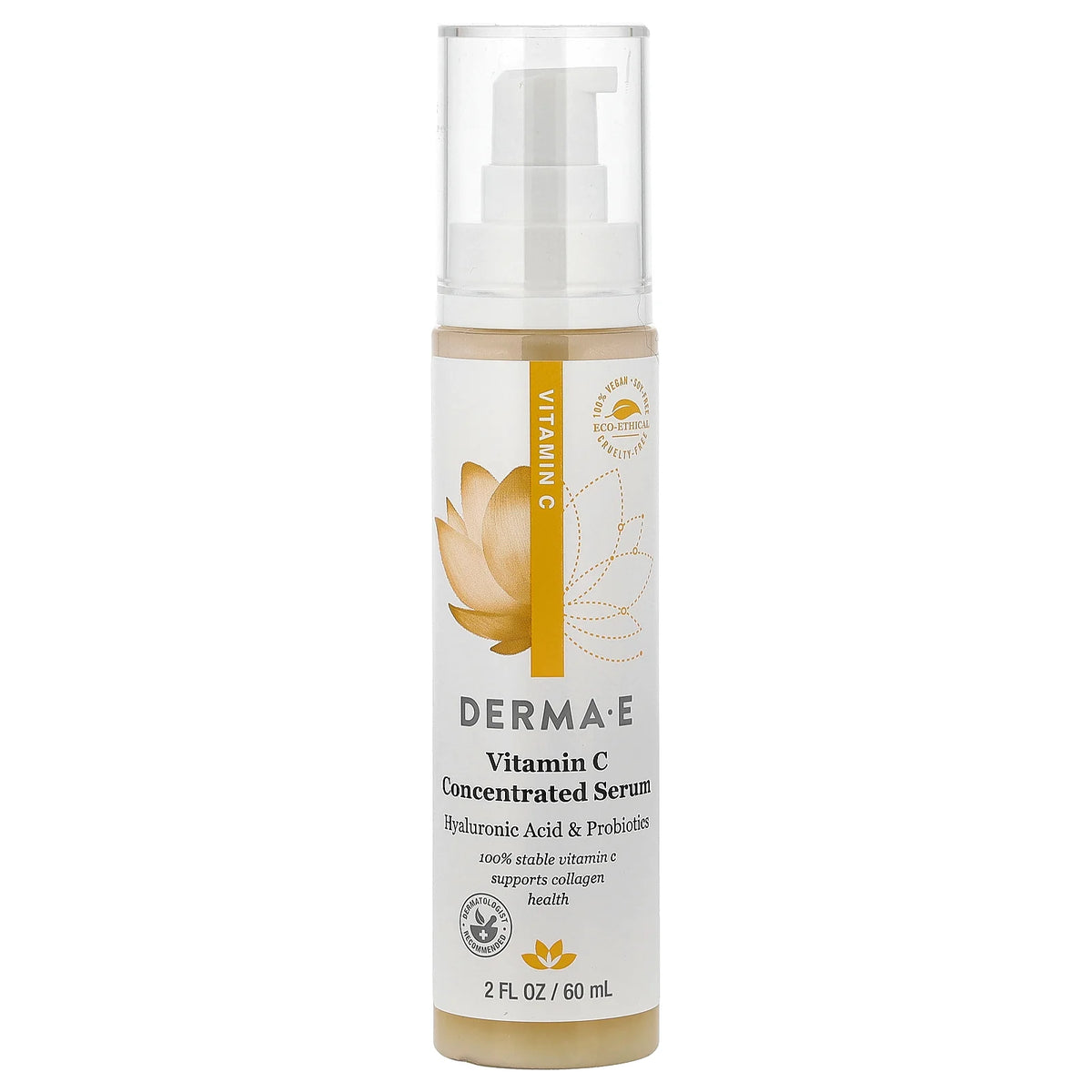 DERMA E, Vitamin C Concentrated Serum, 2 fl oz (60 ml)