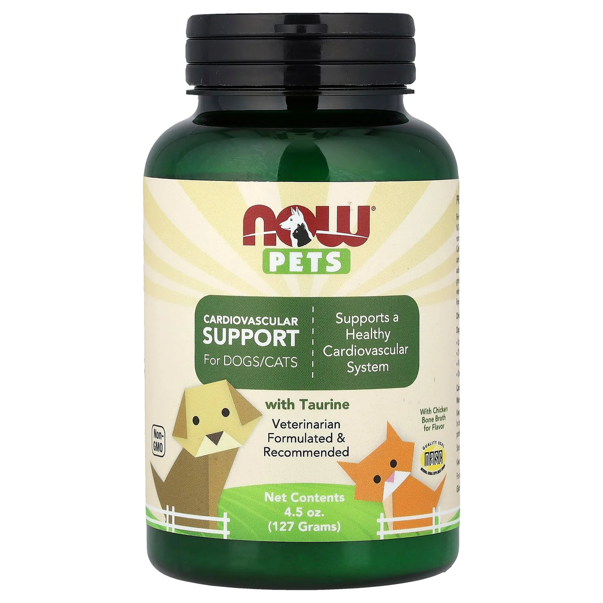 NOW Foods, Pets, Cardiovascular Support for Dogs/Cats, 4.5 oz (127 g)