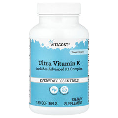 Vitacost, Ultra Vitamin K Includes Advanced K2 Complex, 180 Softgels