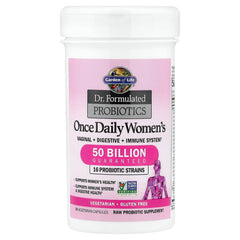 Garden of Life, Dr. Formulated Probiotics, Once Daily Women's, 50 Billion, 30 Vegetarian Capsules