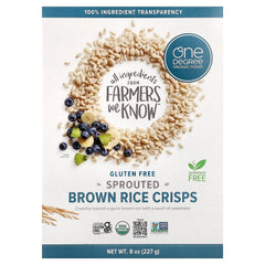 One Degree Organic Foods, Sprouted Brown Rice Crisps, 8 oz (227 g)