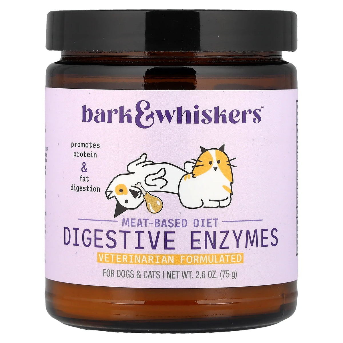 Dr. Mercola, Bark & Whiskers™, Digestive Enzymes, For Dogs & Cats, 2.6 oz (75 g)