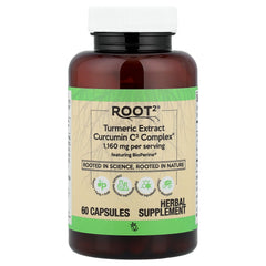 Vitacost, Root2®, Turmeric Extract Curcumin C3 Complex®, 60 Capsules