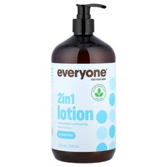 Everyone, 2 in 1 Lotion, Unscented, 32 fl oz (946 ml)