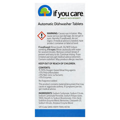 If You Care, Automatic Dishwasher Tablets, Free & Clear, 40 Tabs, 18.3 oz (520 g)