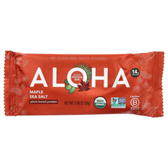 Aloha, Organic Protein Bars, Maple Sea Salt, 12 Bars, 1.98 oz (56 g) Each