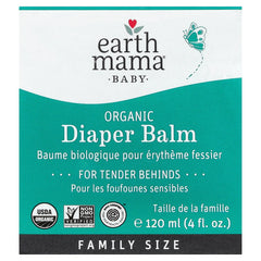 Earth Mama, Baby, Organic Diaper Balm, 4 fl oz (120 ml)