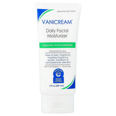 Vanicream, Daily Facial Moisturizer, For Sensitive Skin, Fragrance Free, 3 fl oz (89 ml)