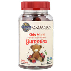 Garden of Life, Kids Multi Gummies, Organic Cherry, 120 Vegan Gummy Bears