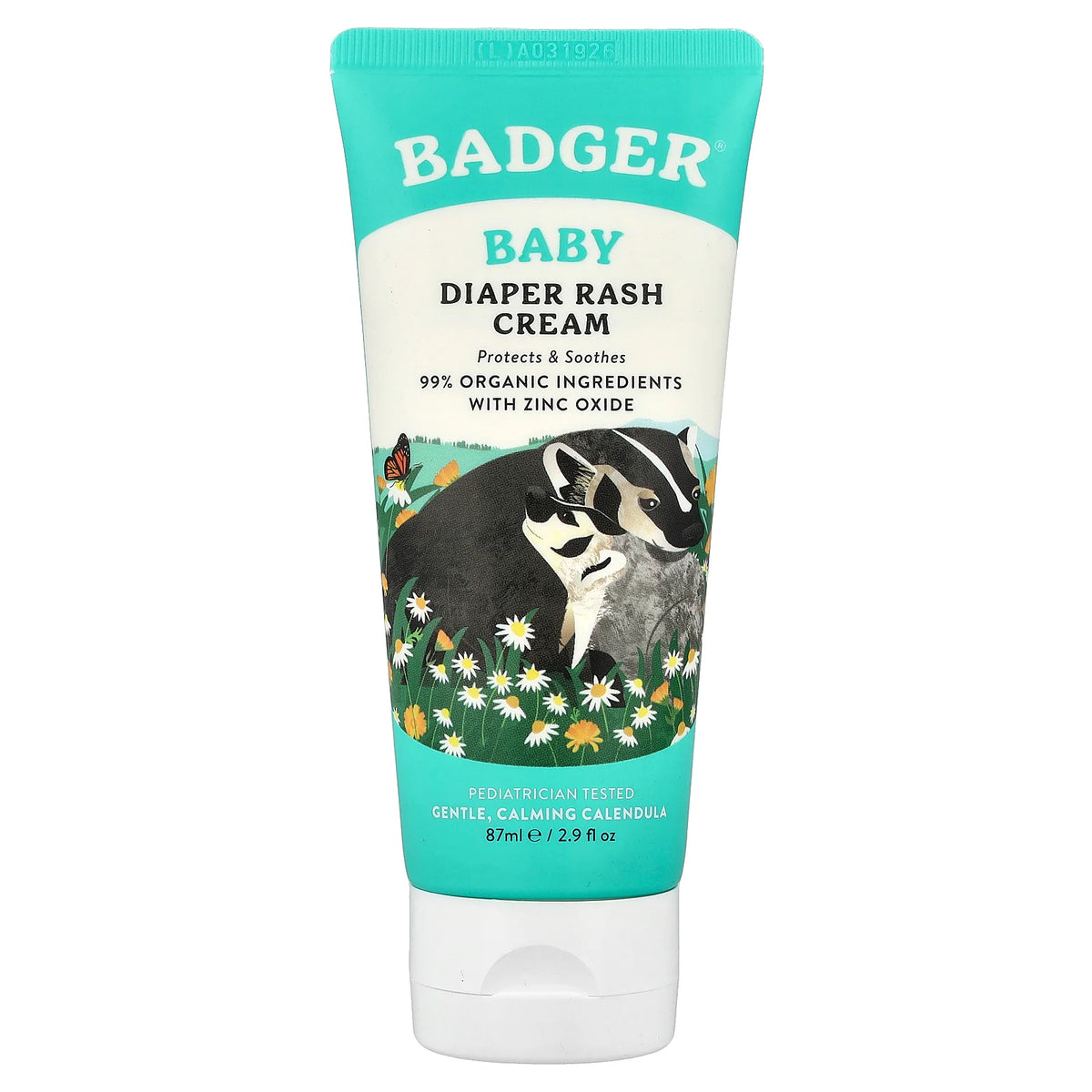 Badger, Baby Diaper Rash Cream, Calendula, 2.9 fl oz (87 ml)