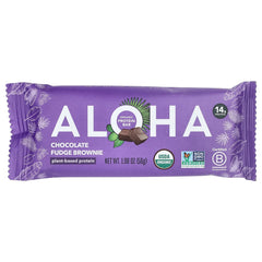 Aloha, Organic Protein Bars, Chocolate Fudge Brownie, 12 Bars, 1.98 oz (56 g) Each