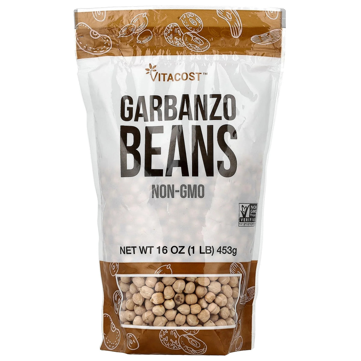Vitacost, Garbanzo Beans, 16 oz (453 g)