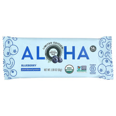 Aloha, Organic Protein Bars, Blueberry, 12 Bars, 1.98 oz (56 g) Each