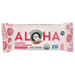 Aloha, Organic Protein Bars, Raspberry White Chocolate, 12 Bars, 1.98 oz (56 g) Each
